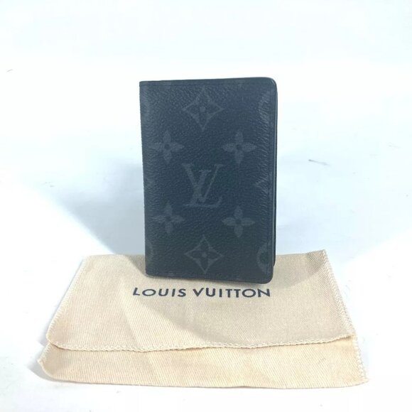 LOUIS VUITTON M61696 MonogramEclipse OrganizerDeux Poche Card Holder Case Unused - Picture 3 of 14